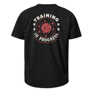 Camiseta deportiva nodo de red neuronal